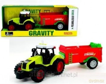 Traktor z przyczepą