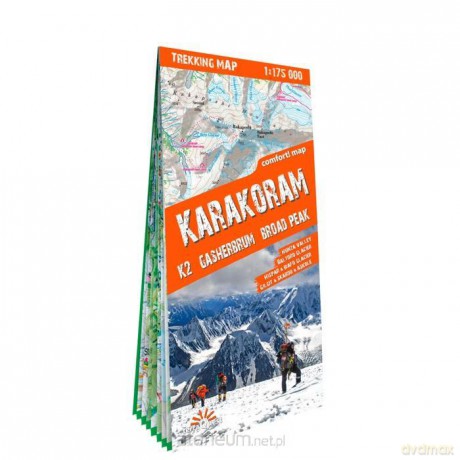 Trekking map Karakoram 1:175 000 laminowana