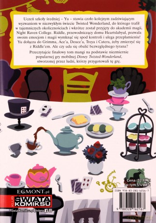 Twisted-Wonderland (Tom 4) Zdarzenia w Heartslabyulu - Wakana Hazuki, Sumire Kowono, Jacek Drewnowski [KOMIKS]