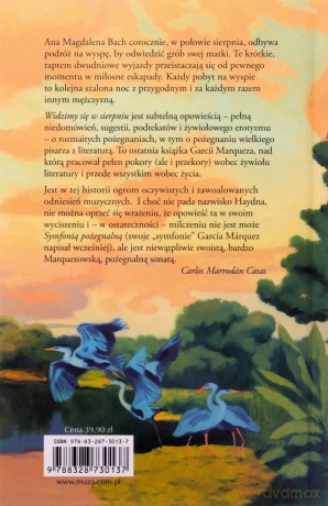 Widzimy się w sierpniu - Gabriel Garcia Marquez [KSIĄŻKA]