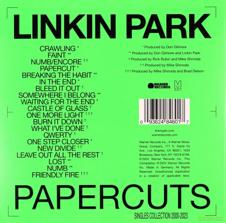 Linkin Park: Papercuts (Singles Collection 2000-2023) [CD]
