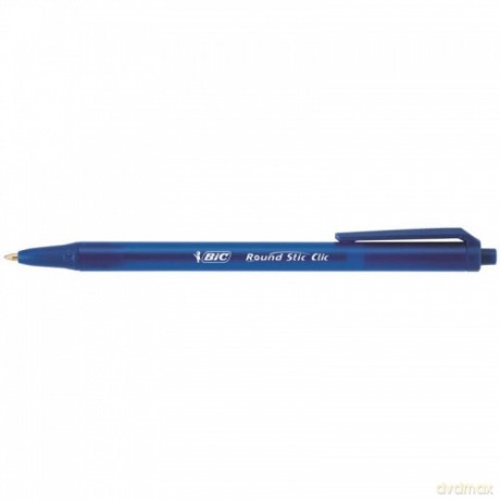 Długopis Round Stic Clic niebieski (20szt) pudełko BIC