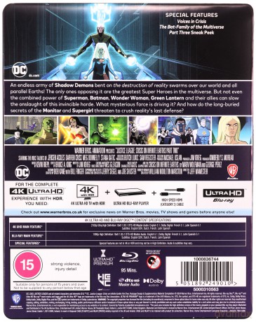 Crisis On Infinite Earths Part 2 (steelbook) [Blu-Ray 4K]+[Blu-Ray]