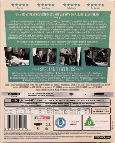 Kind Hearts And Coronets (Vintage Classics) (Szlachectwo zobowiązuje) [Blu-Ray 4K]+[Blu-Ray]