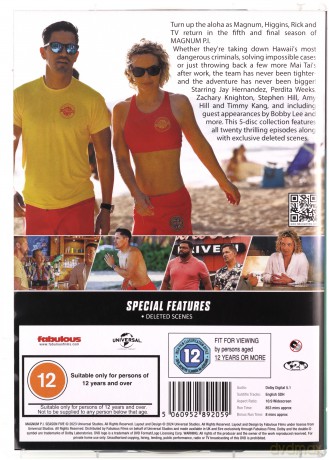Magnum P.I: Season 5 (Magnum: Detektyw z Hawajów) [5DVD]