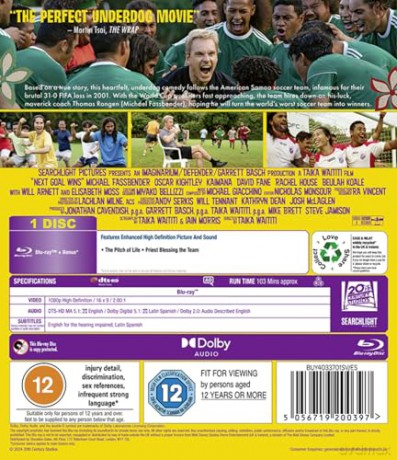 Next Goal Wins (Pierwszy gol) [Blu-Ray]