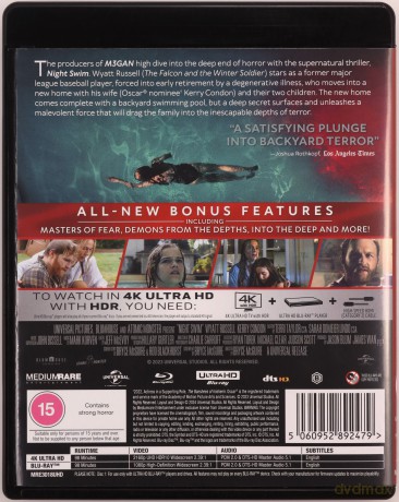 Night Swim (Przeklęta woda) [Blu-Ray 4K]+[Blu-Ray]