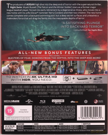 Night Swim (Przeklęta woda) [Blu-Ray 4K]+[Blu-Ray]