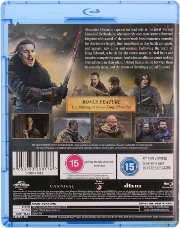 The Last Kingdom: Seven Kings Must Die (Siedmiu królów musi umrzeć) [Blu-Ray]