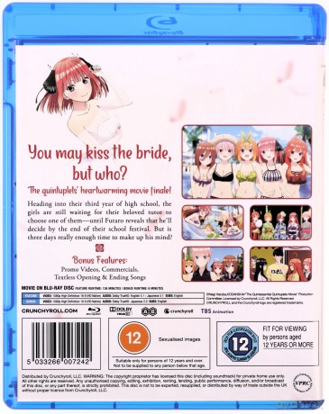 The Quintessential Quintuplets Movie [Blu-Ray]