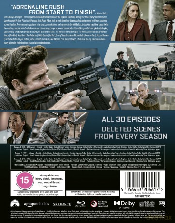Tom Clancy's Jack Ryan - The Complete Series [8xBlu-Ray]