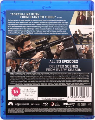 Tom Clancy's Jack Ryan - The Complete Series [8xBlu-Ray]
