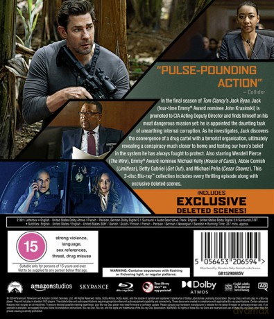 Tom Clancy's Jack Ryan - The Final Season [Blu-Ray]
