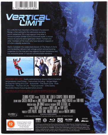 Vertical Limit (Granice wytrzymałości) [Blu-Ray]