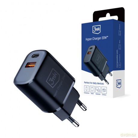 Ładowarka 3mk Hyper Charger 20W Black