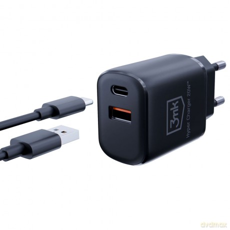 Ładowarka 3mk Hyper Charger 20W Black
