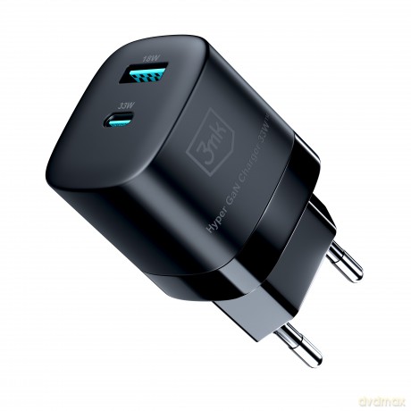 Ładowarka 3mk Hyper GaN Charger 33W Black