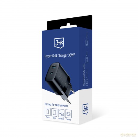 Ładowarka 3mk Hyper GaN Charger 33W Black