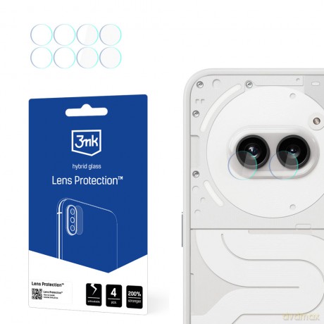 Ochrona na obiektyw aparatu do Nothing Phone 2a - 3mk Lens Protection