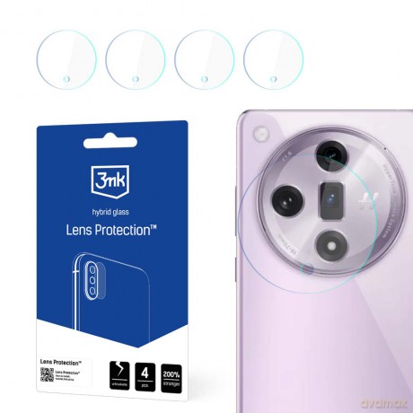 Szkło Hybrydowe na obiektyw aparatu do Oppo Find X7 - 3mk Lens Protection