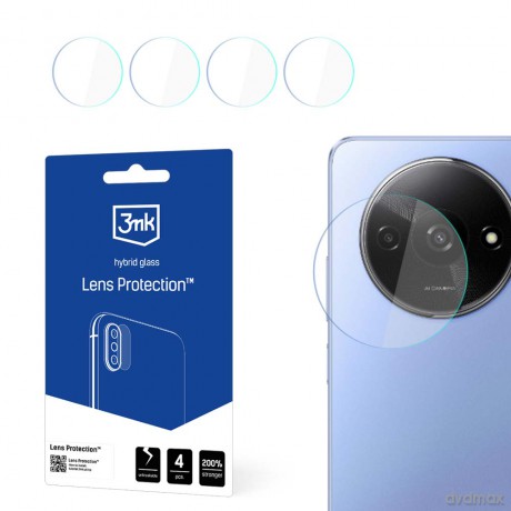 Ochrona na obiektyw aparatu do Redmi A3 - 3mk Lens Protection