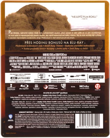 Diuna (steelbook) [Blu-Ray 4K]+[2xBlu-Ray]