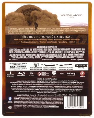 Diuna (steelbook) [Blu-Ray 4K]+[2xBlu-Ray]