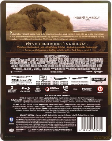 Diuna (steelbook) [Blu-Ray 4K]+[2xBlu-Ray]