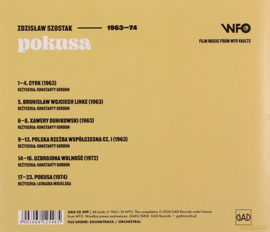 Zdzisław Szostak: Pokusa [CD]