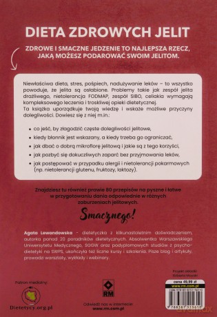 Dieta zdrowych jelit - Agata Lewandowska [KSIĄŻKA]