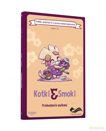 Kotki i smoki. Przebudzenie wulkanu. Komiksy paragrafowe - Jarvin [KSIĄŻKA]