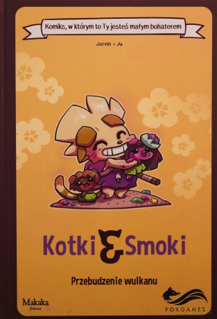 Kotki i smoki. Przebudzenie wulkanu. Komiksy paragrafowe - Jarvin [KSIĄŻKA]