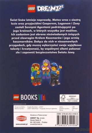 LEGO dreamzzz Przygody sennych agentów LNR-5401 [KSIĄŻKA]