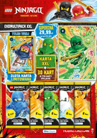 LEGO Ninjago Trading Card Game seria 9 ekomultipack XXL [FIGURKA]
