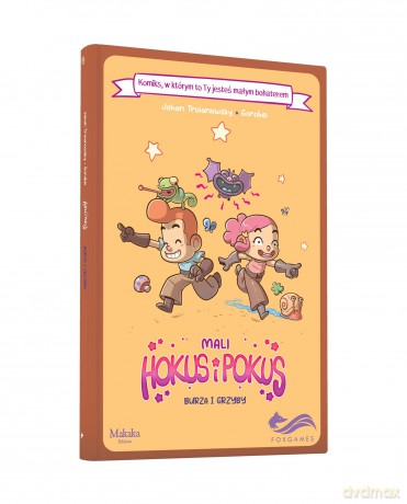 Mali Hokus i Pokus. Burza i grzyby. Komiksy paragrafowe - Johan Troianowsky [KSIĄŻKA]