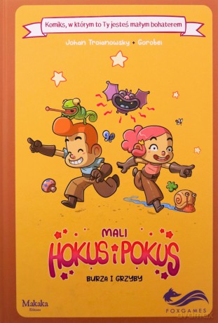 Mali Hokus i Pokus. Burza i grzyby. Komiksy paragrafowe - Johan Troianowsky [KSIĄŻKA]