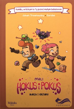 Mali Hokus i Pokus. Burza i grzyby. Komiksy paragrafowe - Johan Troianowsky [KSIĄŻKA]