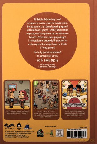 Mali Hokus i Pokus. Burza i grzyby. Komiksy paragrafowe - Johan Troianowsky [KSIĄŻKA]