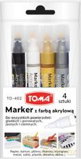Marker akrylowy 4 kolory