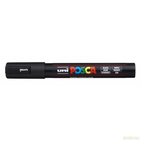 Marker PC-5M czarny Posca Uni paczka 6 szt.