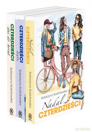 Pakiet Nadal czterdzieści / Czterdzieści 4ever / Czterdzieści dni do świąt - Katarzyna Kostołowska [KSIĄŻKA]