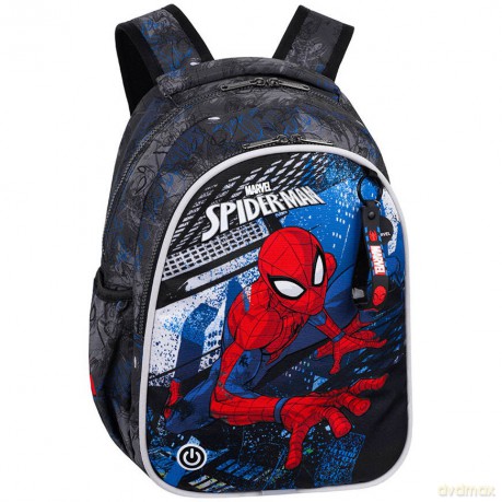 Plecak 2-komorowy Disney Core Jimmy Led Spiderman
