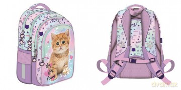 Plecak 4-komorowy My Little Friend Pastel Kitty
