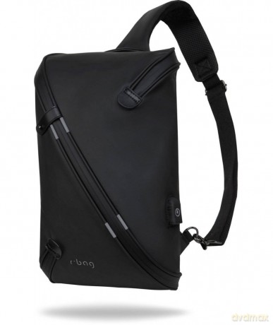 Plecak męski na jedno ramię R-bag Depo Black
