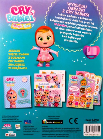 Pora na bajeczki. Cry babies. Naklejki na numerki. Część 1 [KSIĄŻKA]