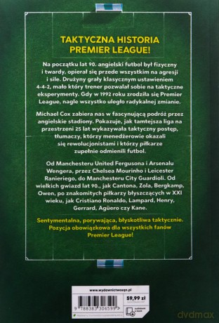 Premier League. Historia taktyki w najlepszej piłkarskiej lidze świata - Michael Cox [KSIĄŻKA]