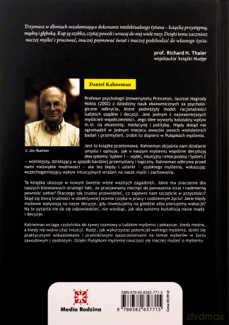 Pułapki myślenia. O myśleniu szybkim i wolnym - Daniel Kahneman [KSIĄŻKA]