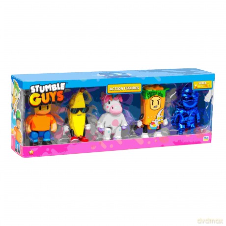 Stumble Guys Action Figure 5 Pack Mr. Stumble Banana Guy Sprinkles Ceriel Killer [FIGURKA]
