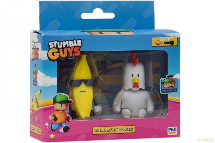 Stumble Guys Mini Action Figures 2 Pack Banana Guy Chicken [FIGURKA]