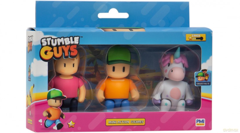 Stumble Guys Mini Action Figures 3 Pack Mr. Stumble Ms. Stumble Sprinkles [FIGURKA]